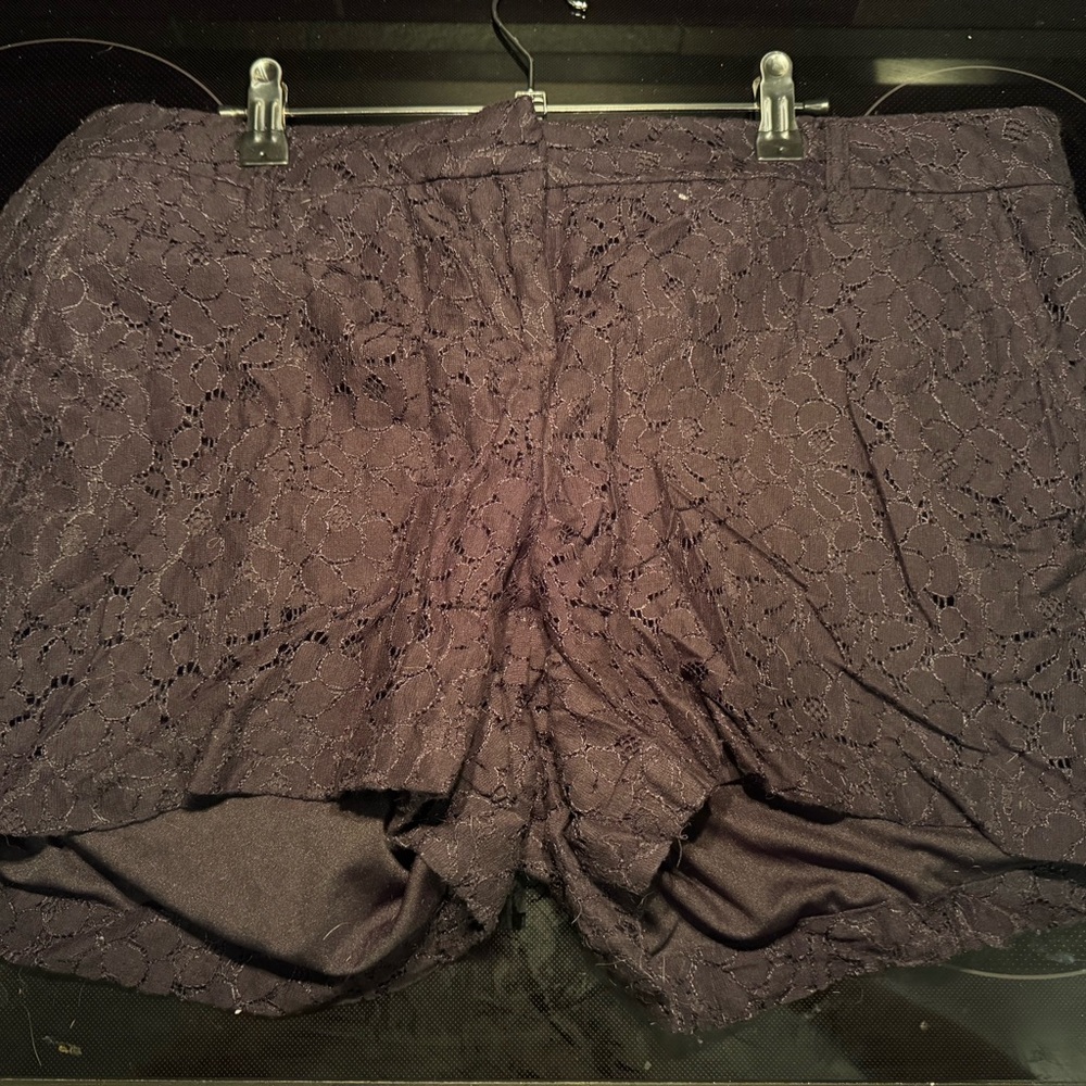Torrid Black Lace Shorts